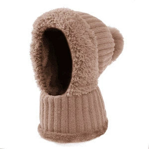 💥[Black Friday Sale]🖤Hat, scarf, and face mask three-in-one set